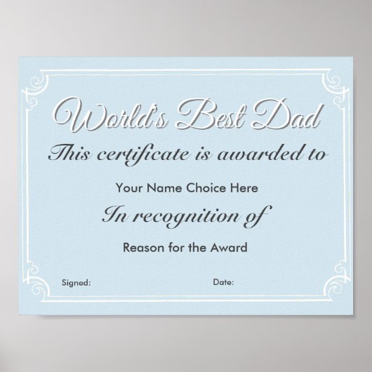 Der beste Vater der Welt Poster (Vorne)