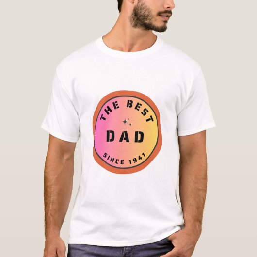 Der beste Vater der Welt seit 1941 T-Shirt (Vorderseite)