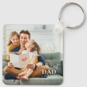 Der beste Vater der Welt seit 20XX Foto Schlüsselanhänger (Rückseite)