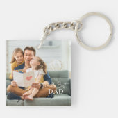 Der beste Vater der Welt seit 20XX Foto Schlüsselanhänger (Rückseite)