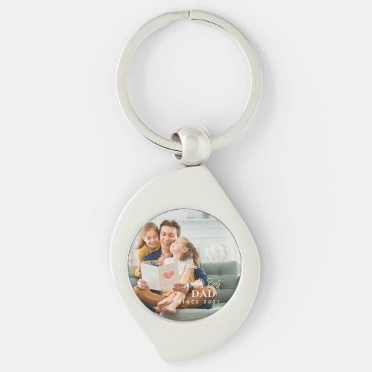 Der beste Vater der Welt seit 20XX Foto Schlüsselanhänger (Vorderseite)