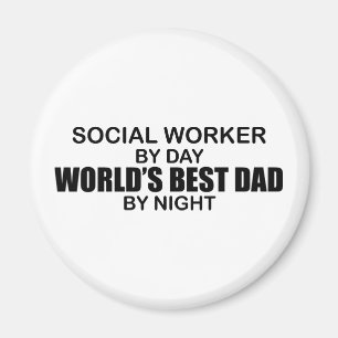 Der beste Vater der Welt - Sozialarbeiter Magnet