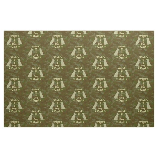 Der beste Vater der Welt Stoff (Fat Quarter (45,7 x 55,9 cm))