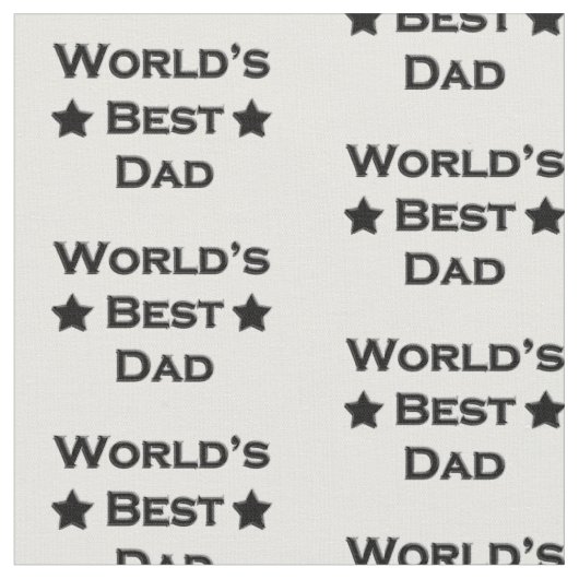 Der beste Vater der Welt Stoff (Nahaufnahme)