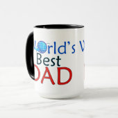 Der beste VATER der Welt - Tasse (Vorderseite Links)
