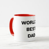 Der beste Vater der Welt Tasse (Vorderseite Links)