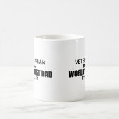 Der beste Vater der Welt - Tierärztin Kaffeetasse (Mittel)