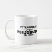 Der beste Vater der Welt - Tierärztin Kaffeetasse (Links)