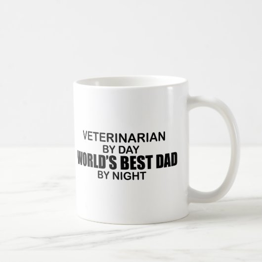 Der beste Vater der Welt - Tierärztin Kaffeetasse (Rechts)