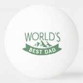 Der beste Vater der Welt Tischtennisball (Vorderseite)