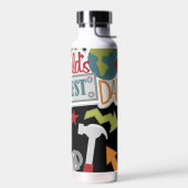 Der beste Vater der Welt Trinkflasche (Links)