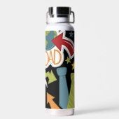 Der beste Vater der Welt Trinkflasche (Rückseite)