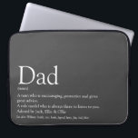 Der beste Vater der Welt, Vater Daddy, Definition  Laptopschutzhülle<br><div class="desc">Personalisieren Sie für Ihren besonderen Vater, Vater, Papa oder Papa, um ein einzigartiges Geschenk für den Tag des Vaters, Geburtstage, Weihnachten oder jeden Tag, den Sie gewollt, um zu zeigen, wie viel er für Sie bedeutet. Eine perfekte Art, ihm zu zeigen, wie phantastisch er jeden Tag ist. Entwickelt von Thisisnotme©...</div>