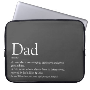 Der beste Vater der Welt, Vater Daddy, Definition  Laptopschutzhülle