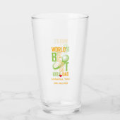 Der beste Vater der Welt | Vater Geschenke Glas (Rückseite)