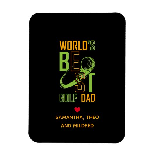 Der beste Vater der Welt | Vater Geschenke Magnet (Vertikal)