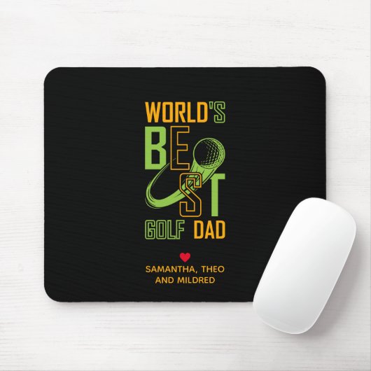 Der beste Vater der Welt | Vater Geschenke Mousepad (Mit Mouse)