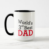 Der beste Vater der Welt (Witz-Tasse) Tasse (Links)