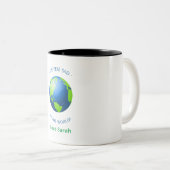 Der beste Vater der Welt Zweifarbige Tasse (VorderseiteRechts)