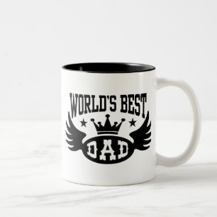 Der beste Vater der Welt Zweifarbige Tasse