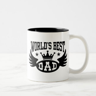 Der beste Vater der Welt Zweifarbige Tasse