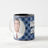 Der beste Vater der Welt Zweifarbige Tasse (Vorderseite Links)