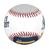 Der beste Vater der Weltkarte Baseball (Vorderseite)