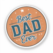 Der beste Vater des Vaters in der Welt Aufkleber (Vorderseite)