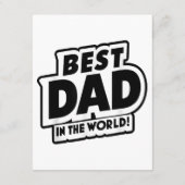 Der beste Vater des Vaters in der Welt Begleitkarte (Rückseite)