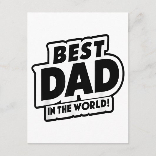 Der beste Vater des Vaters in der Welt Begleitkarte (Rückseite)