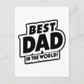 Der beste Vater des Vaters in der Welt Begleitkarte (Vorderseite)