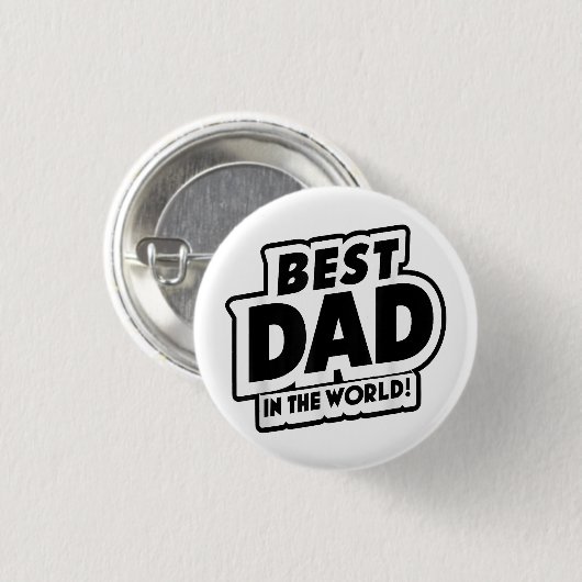 Der beste Vater des Vaters in der Welt Button (Vorne & Hinten)