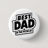 Der beste Vater des Vaters in der Welt Button (Vorderseite)