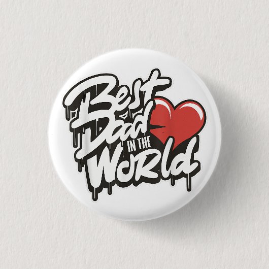 Der beste Vater des Vaters in der Welt Button (Vorderseite)
