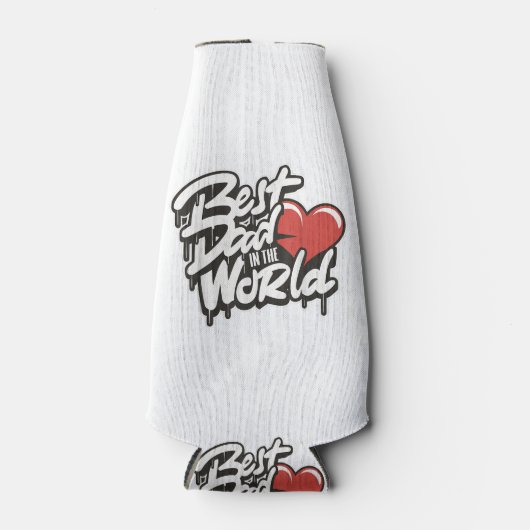 Der beste Vater des Vaters in der Welt Flaschenkühler (Vorderseite)