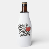 Der beste Vater des Vaters in der Welt Flaschenkühler (Flaschenvorderseite)