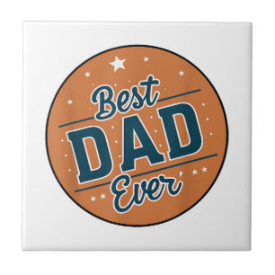 Der beste Vater des Vaters in der Welt Fliese