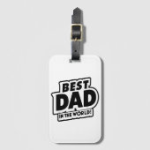 Der beste Vater des Vaters in der Welt Gepäckanhänger (Vorderseite Vertikal)