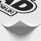 Der beste Vater des Vaters in der Welt Geschenkpapier (Ecke)