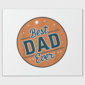 Der beste Vater des Vaters in der Welt Geschenkpapier (Flach)
