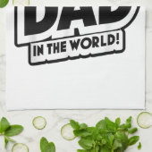 Der beste Vater des Vaters in der Welt Geschirrtuch (Gefaltet)