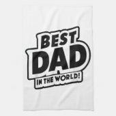 Der beste Vater des Vaters in der Welt Geschirrtuch (Vertikal)