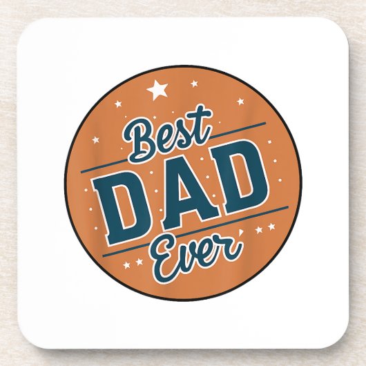 Der beste Vater des Vaters in der Welt Getränkeuntersetzer (Vorderseite)