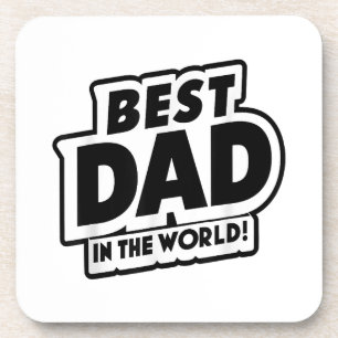 Der beste Vater des Vaters in der Welt Getränkeuntersetzer