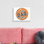 Der beste Vater des Vaters in der Welt Leinwanddruck (Insitu (Wohnzimmer))