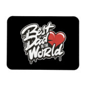 Der beste Vater des Vaters in der Welt Magnet (Horizontal)