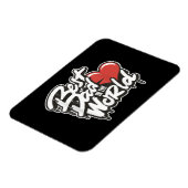 Der beste Vater des Vaters in der Welt Magnet (Linke Seite)