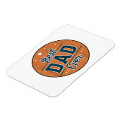 Der beste Vater des Vaters in der Welt Magnet (Linke Seite)