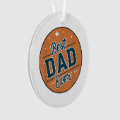 Der beste Vater des Vaters in der Welt Ornament (Vorderseite)