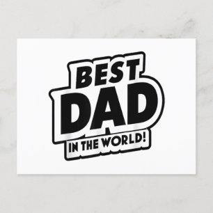 Der beste Vater des Vaters in der Welt Postkarte